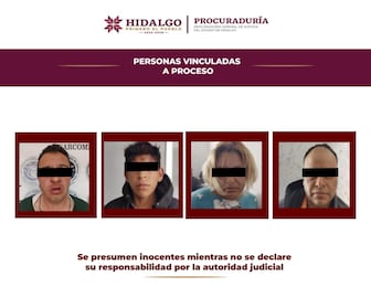 Vinculan a proceso a cuatro personas por el asesinato de dos agentes en Pachuca