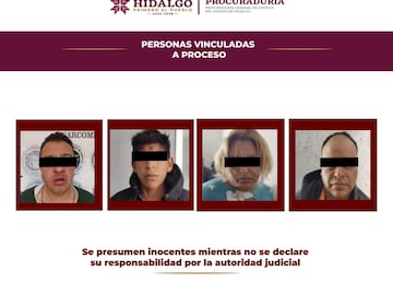 Vinculan a proceso a cuatro personas por el asesinato de dos agentes en Pachuca