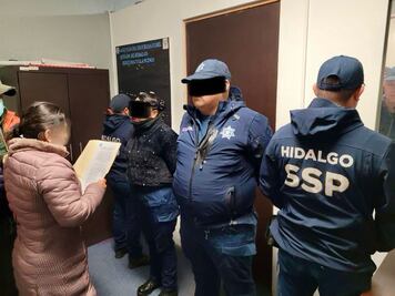 Detienen a 3 policías por presunto robo en la Pachuca-Tulancingo