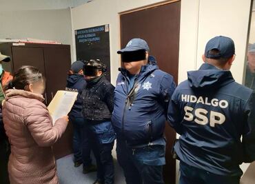 Detienen a 3 policías por presunto robo en la Pachuca-Tulancingo