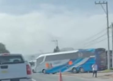 Carretera Pachuca -Actopan bloqueada parcialmente por manifestación