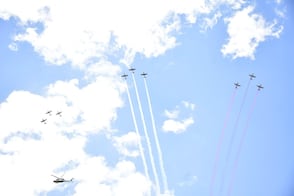 99 aeronaves participarán en el desfile aéreo del 16 de septiembre