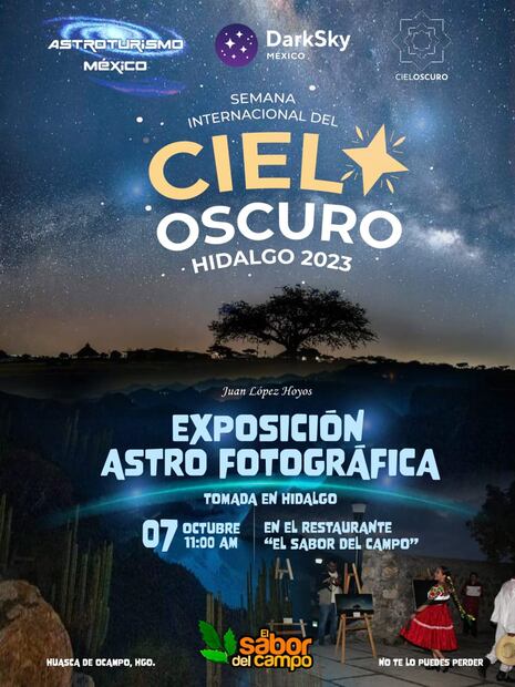 Inicia la Semana Internacional del Cielo Oscuro 2023 con una exposición astrofotográfica | Cortesía