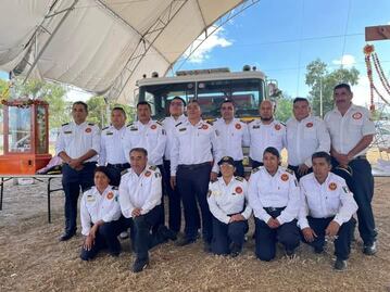 Bomberos del Valle del Mezquital celebran su día