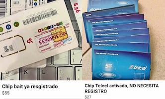Nace en redes mercado negro de chips ya registrados 