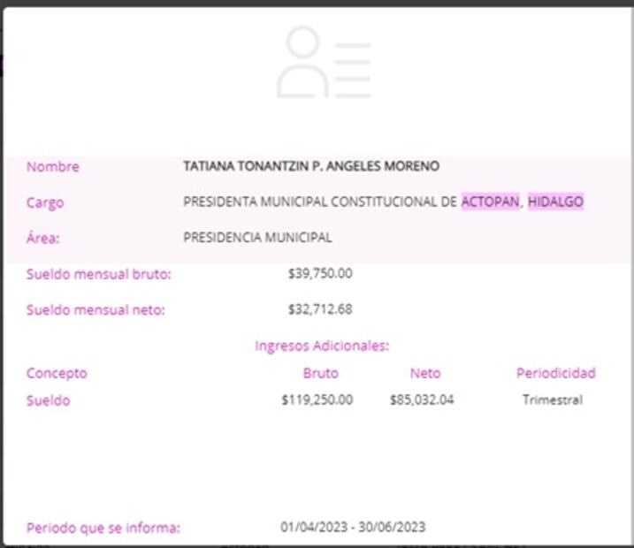 El alcalde de Alfajayucan gana más que sus homólogos de Actopan e Ixmiquilpan