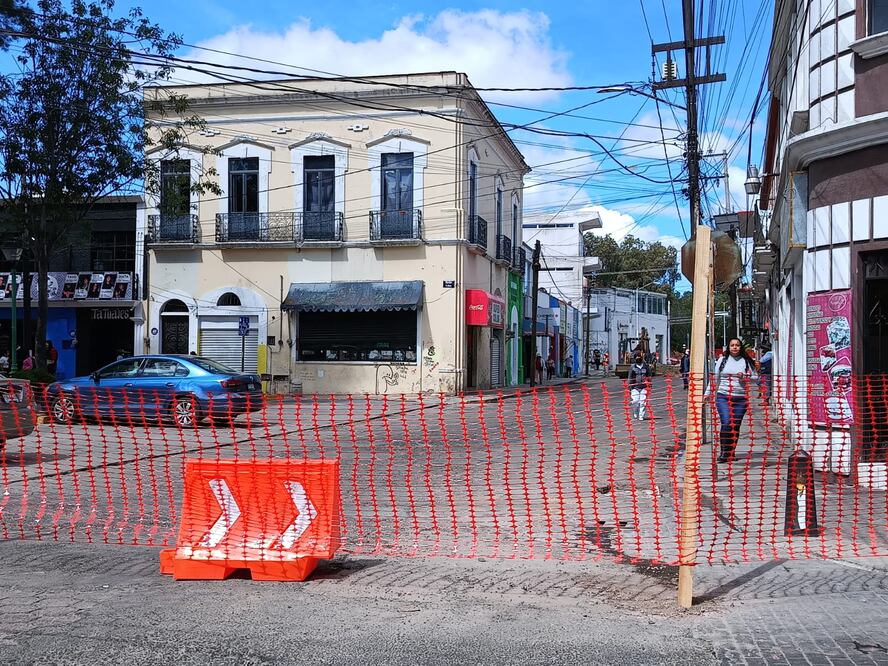 La SIPDUS invierte 42.1 millones para renovar las dos calles céntricas, con duración de 4 y 3 meses | Foto: Lourdes Naranjo