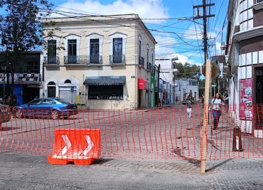 Inician obras de pavimentación en las calles Morelos y Arista del Centro de Pachuca