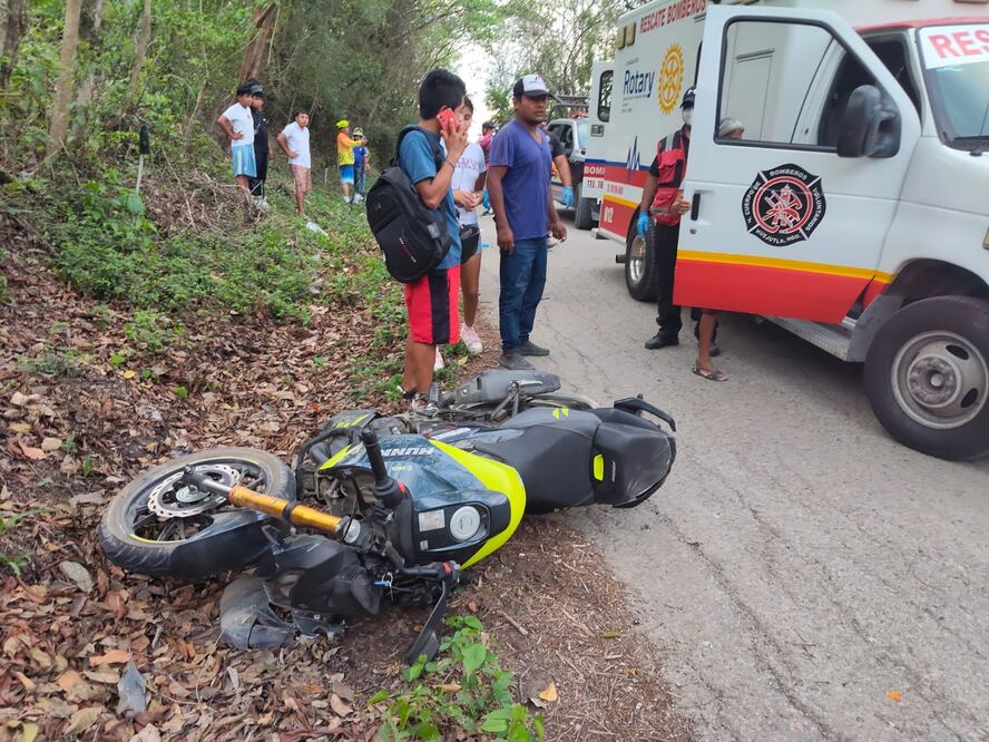 Fuerte accidente en la carretera Huejutla–Los Otates | Foto: Francisco Bautista