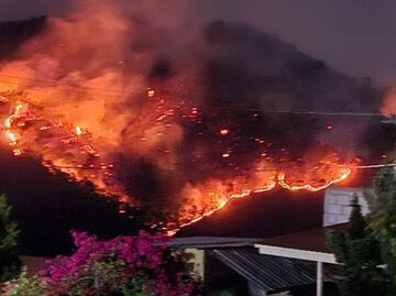 Se registra incendio forestal en Juárez Hidalgo