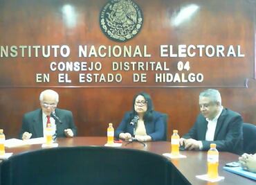 Para la extraordinaria, INE e IEEH instalará consejos distritales en Tulancingo y Tepeapulco