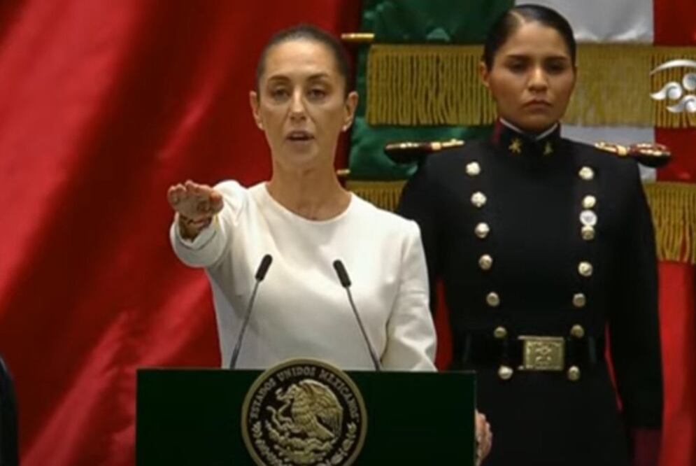 Claudia Sheinbaum toma protesta como presidenta de México I foto: Toma de video