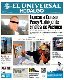 Portada El Universal Hidalgo 25/06/25