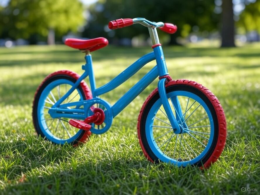 Bicicleta para niños Foto: Grok