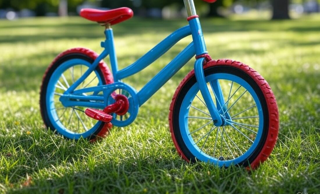 Bicicleta para niños Foto: Grok