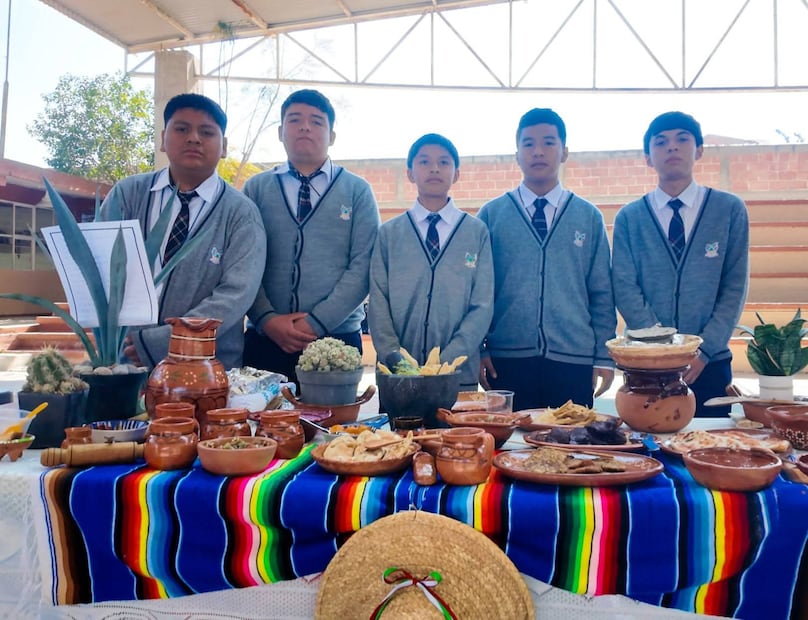 Alumnos del Valle del Mezquital realizan un concurso gastronómico con el objetivo de preservar sus tradiciones I foto: Cortesía