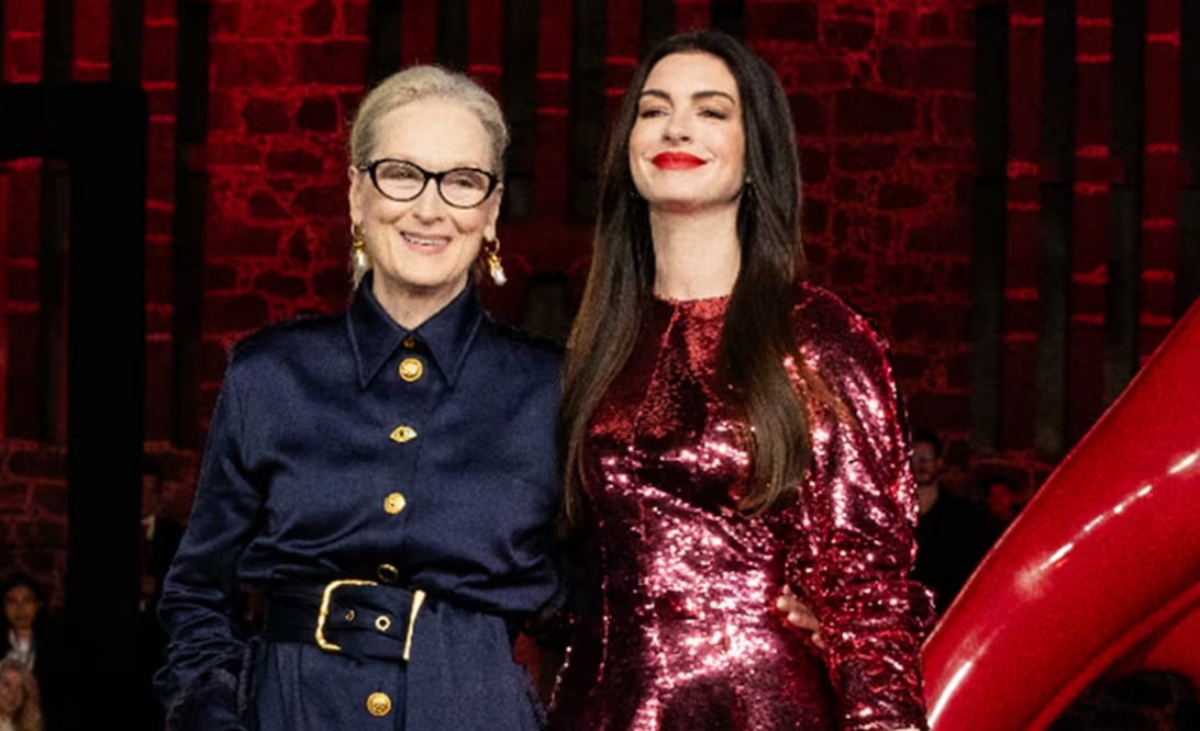 Anne Hathaway y Meryl Streep visitaron México para promocionar "El diablo viste a la moda 2". Foto: Hugo Salvador/EL UNIVERSAL.