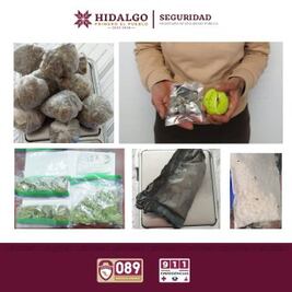 Detienen a dos mujeres por intentar introducir droga en el Cereso Pachuca