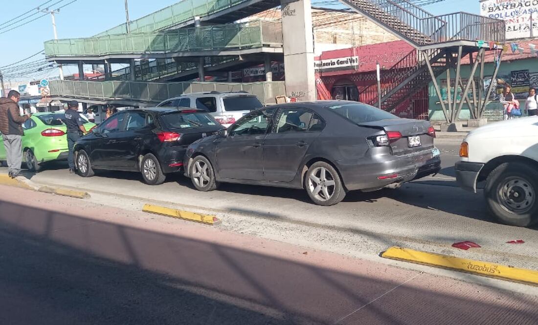 Choque en Felipe Ángeles Foto: Especial