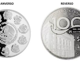 Banxico conmemora 100 años de su fundación con moneda de plata y billetes; así se ven los diseños de sus nuevas piezas