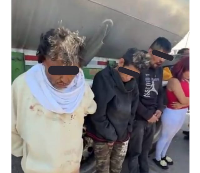 Vecinos detienen a presuntos ladrones de vehículos y motocicletas en Actopan