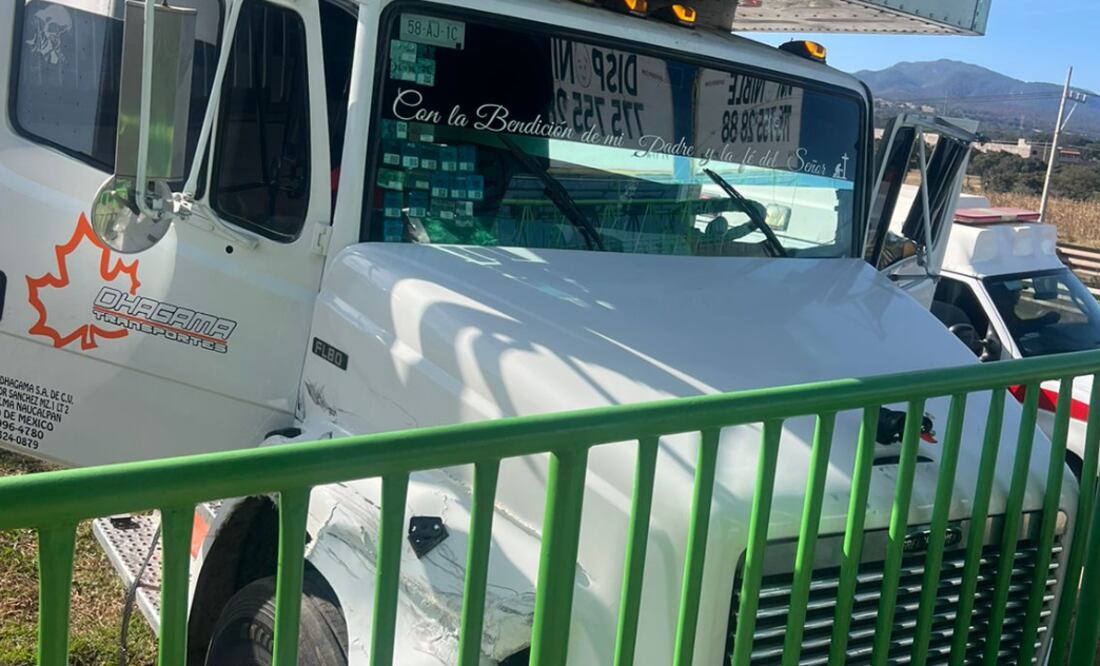Accidente en la México-Tuxpan I Foto: Cortesía