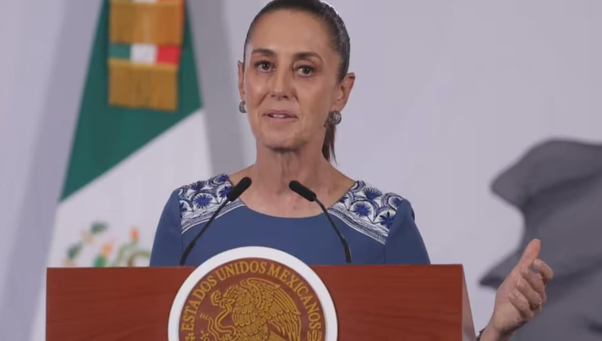 Presidenta Claudia Sheinbaum durante su conferencia de prensa donde se anunció a las jóvenes ganadoras de los boletos del Mundial 2026 (29/05/2026). Foto: Gabriel Pano / EL UNIVERSAL