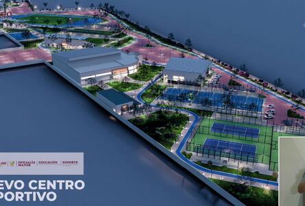 Construcción de Centro Deportivo con 60% de avance; anuncia Menchaca una nueva Villa  