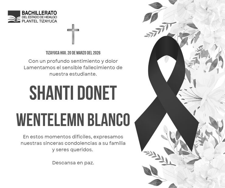 Investigan muerte de alumna tras accidente en bachillerato de Tizayuca | Facebook: Bachillerato del Estado de Hidalgo Plantel Tizayuca