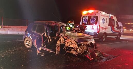 Accidente en la autopista México–Pachuca deja un lesionado en Tizayuca