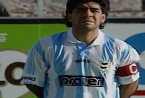 El día que Maradona jugó en Pachuca y puso a la Bella Airosa en el mapa futbolístico