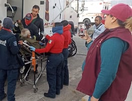 Helicóptero traslada a anciano a Pachuca para atención médica urgente