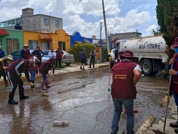 Arranca fase de recuperación en Los Tuzos tras inundación