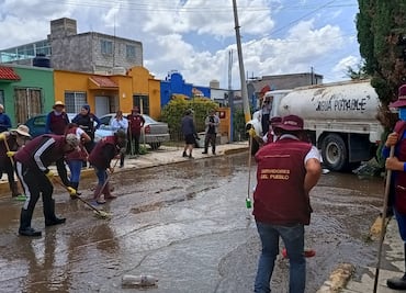 Arranca fase de recuperación en Los Tuzos tras inundación