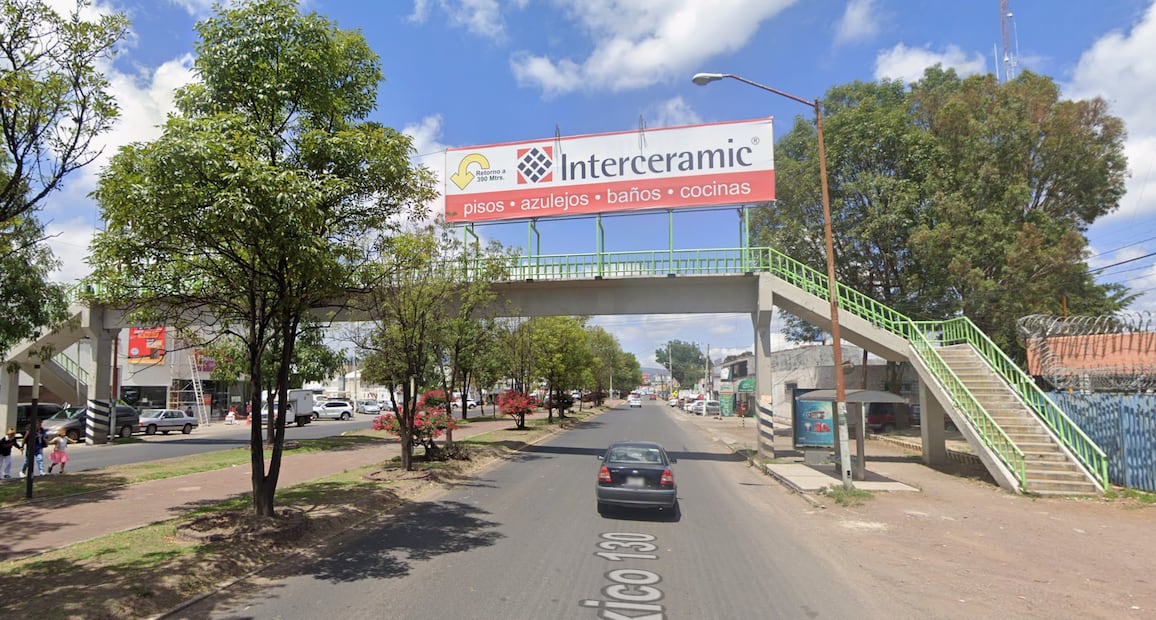 Retirarán todos los anuncios de puentes peatonales en la Pachuca–Tuxpan durante diciembre | Foto: Google Maps