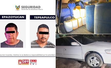 Realizan detenciones en Epazoyucan y Tepeapulco
