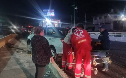 Reportan accidente vial en puente de Tellez