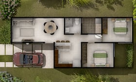 Así serán las nuevas casas Fovissste que proyectan construir en Hidalgo