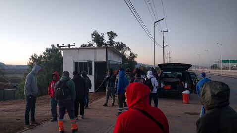 Trabajadores de Pro Fag en Pachuca protestan por falta de salarios y prestaciones