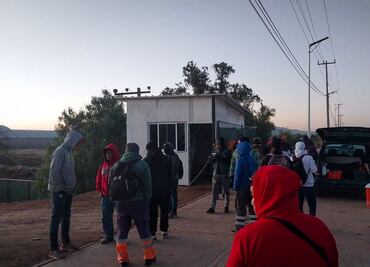 Trabajadores de Pro Fag en Pachuca protestan por falta de salarios y prestaciones