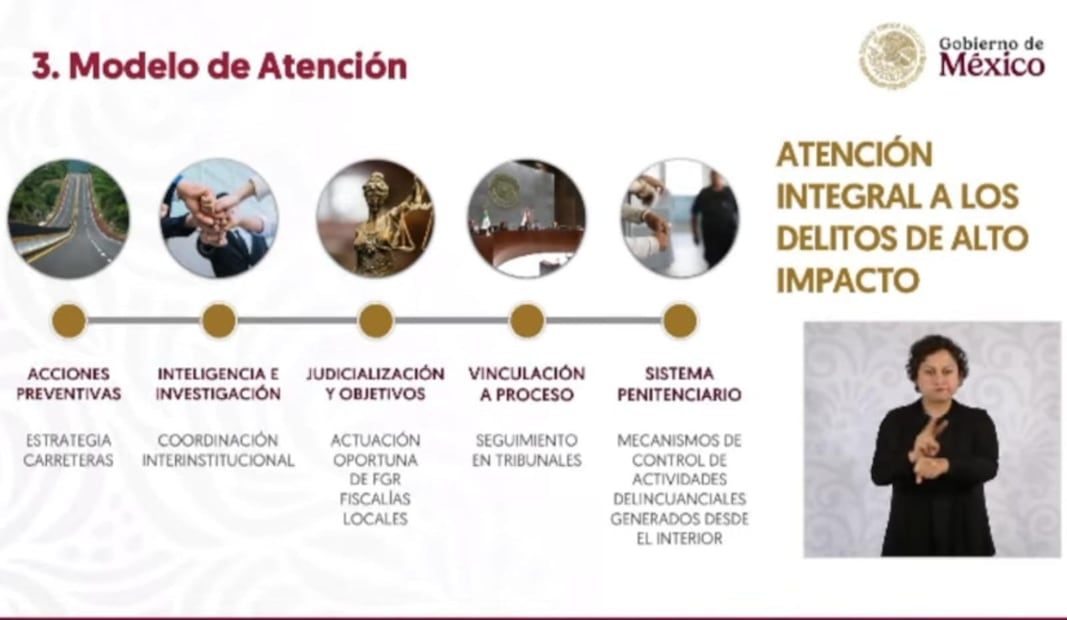 Presentan Plan Nacional de Seguridad Pública; consolidación de la Guardia Nacional y enfoque en causas sociales | Captura de pantalla