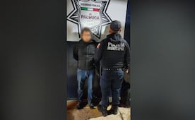 Intentó huir tras presunto daño a negocio en Pachuca; termina detenido
