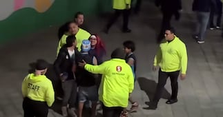 Golpean a aficionado del Puebla dentro del Estadio Hidalgo; exigen investigar a seguridad privada