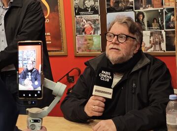 Guillermo del Toro en el Cinema Christine en París