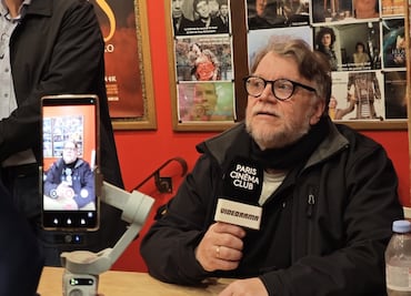 Guillermo del Toro en el Cinema Christine en París