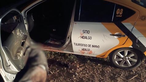 Taxista de Tulancingo asesinado durante presunto asalto en Cuautepec