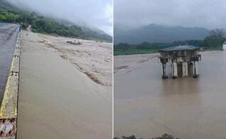 Lluvias dejan 32 comunidades incomunicadas en la Huasteca de Hidalgo