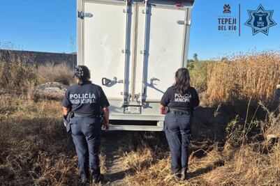 Aseguran camioneta robada en Tepeji del Río durante recorrido de vigilancia