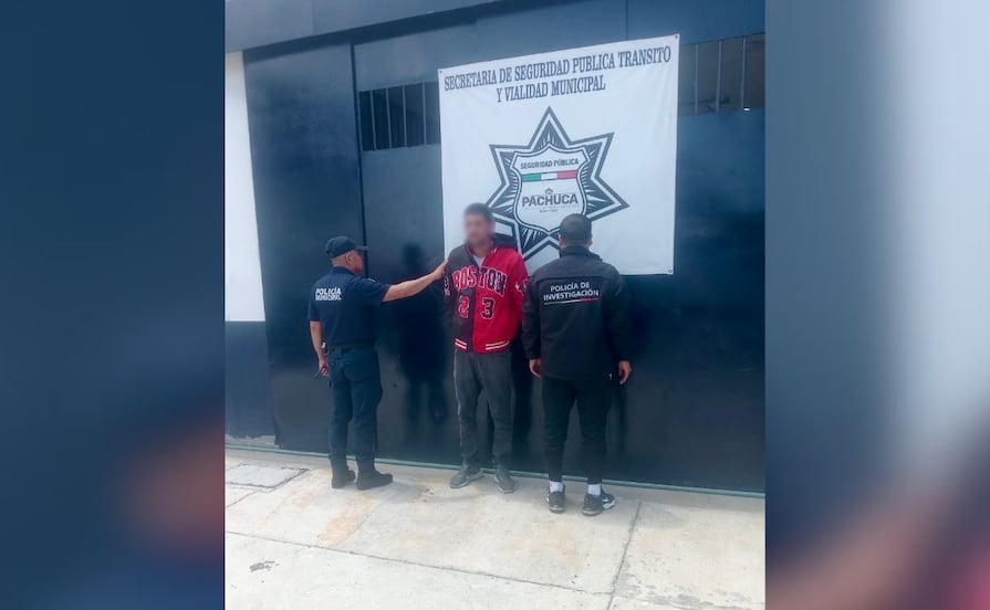 Detienen en Pachuca a hombre con orden de captura vigente en Nuevo León