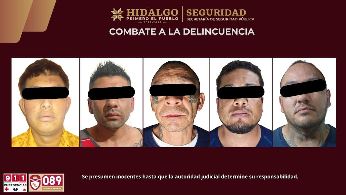 Operativo contra el narcomenudeo en Mineral de la Reforma deja cuatro detenidos | Fotos: SSPH